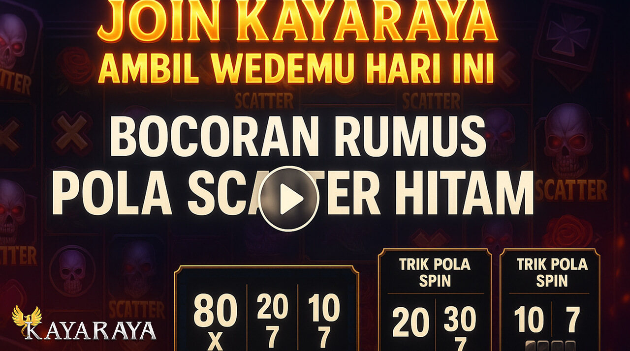 Bocoran Rumus Pola Scatter Hitam yang Terbukti Berkualitas Namun Sering Terlewatkan Para Pemula!