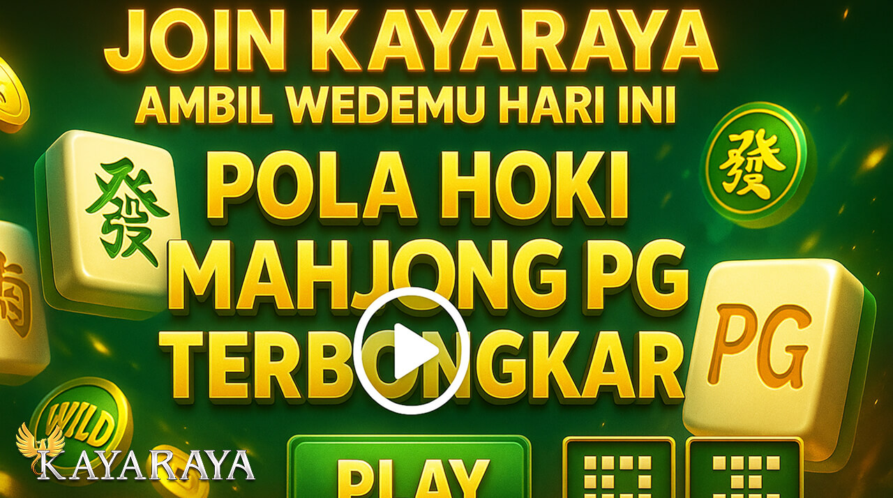 Cara Khusus Pola Hoki Mahjong PG Terbongkar, Bahkan Veteran pun Belum Pernah Menggunakannya!
