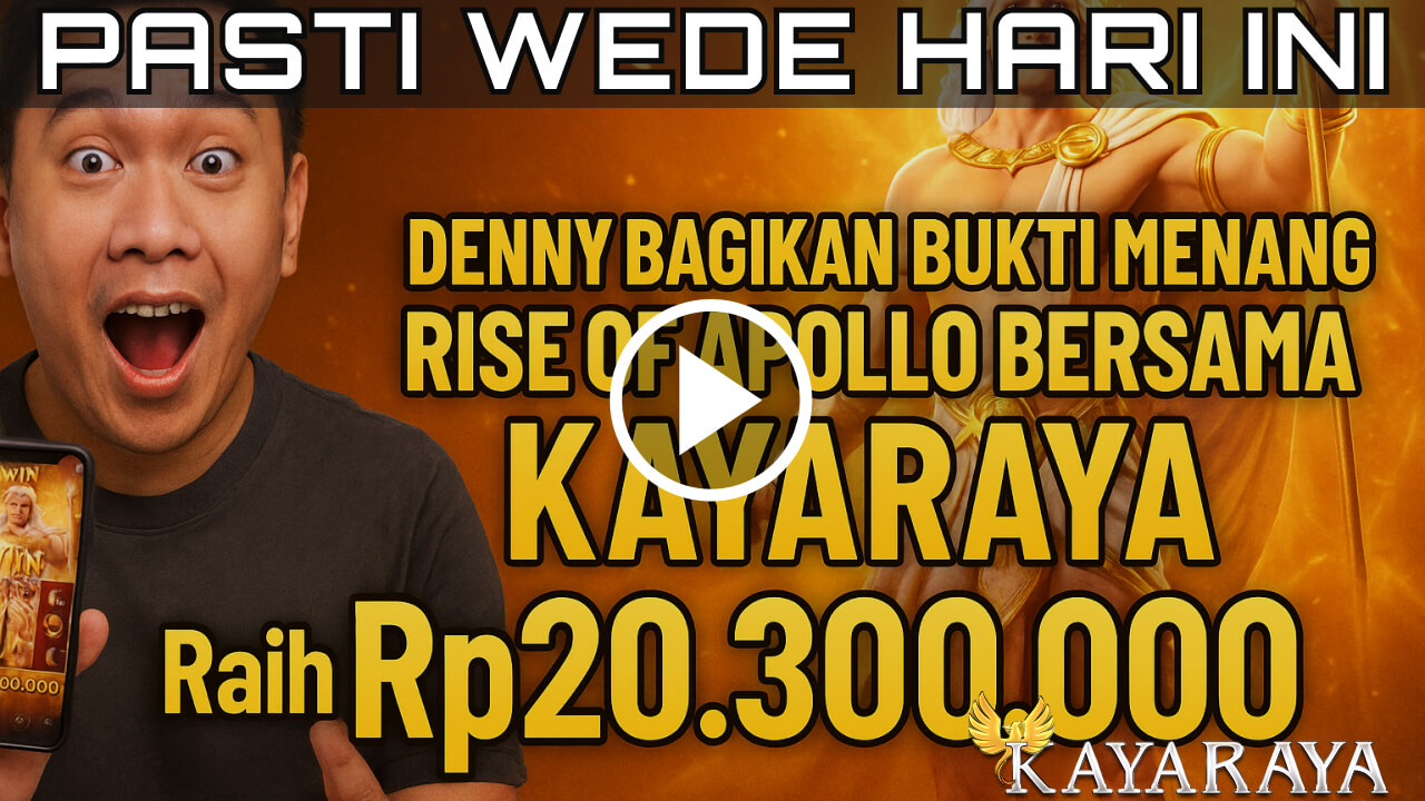 Denny Bagikan Bukti Menang Rise of Apollo bersama KAYARAYA Raih Rp20.300.000 lewat Pola Khusus Spin Auto