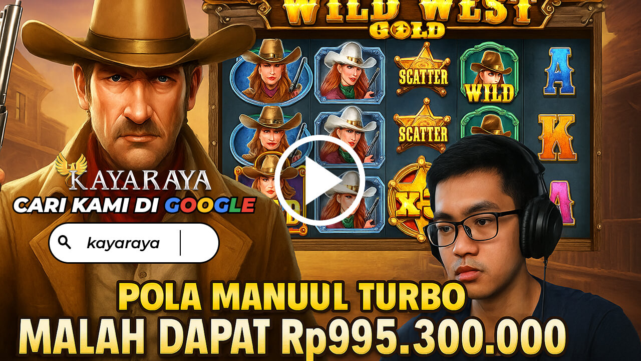 Pakai Pola Manual Turbo Spin di Wild West Gold, Pro Player Yogyakarta Dapat Rp99.450.000